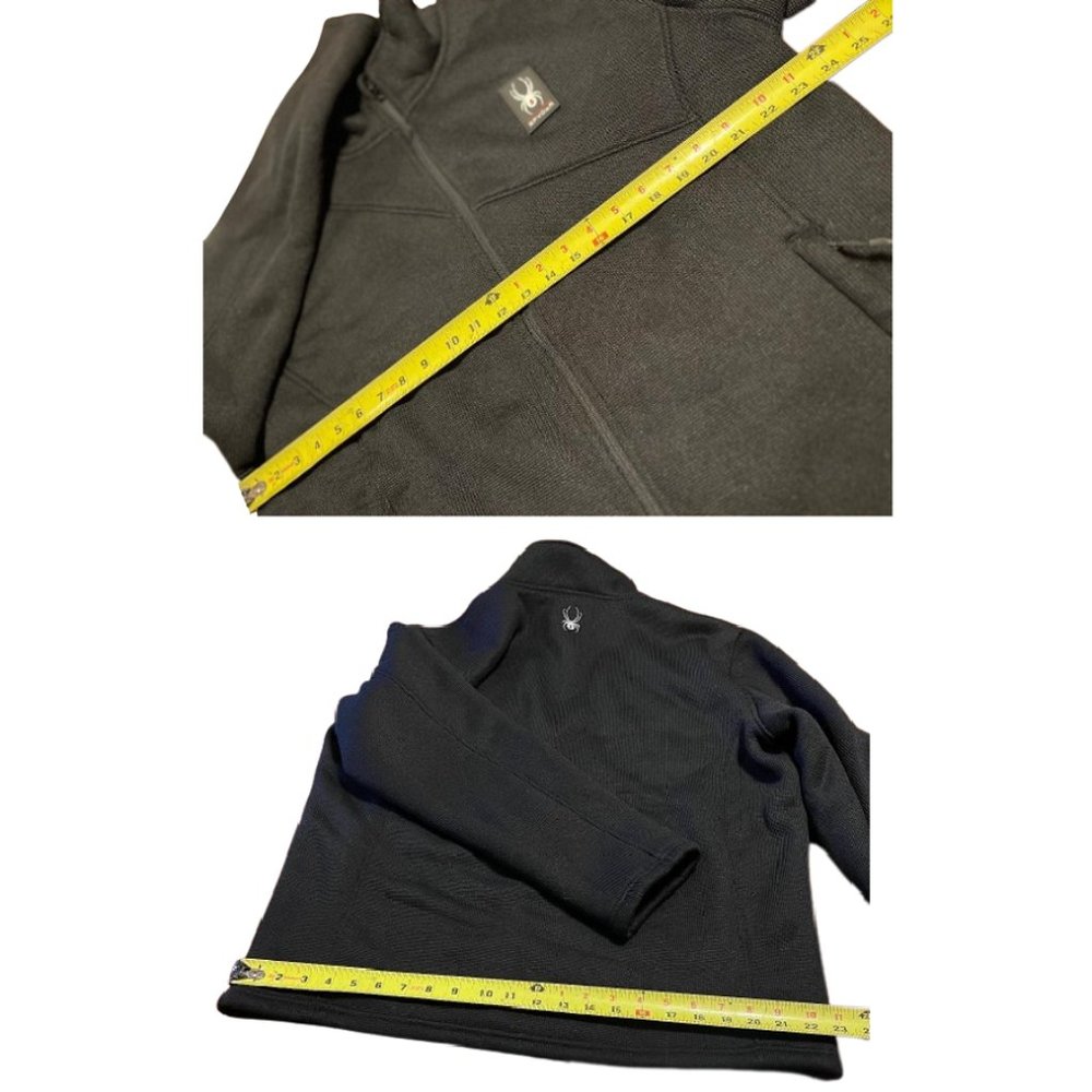 NWOT Black Widow Spider Jacket Coat With Fleece Lining - Picture 4 of 6